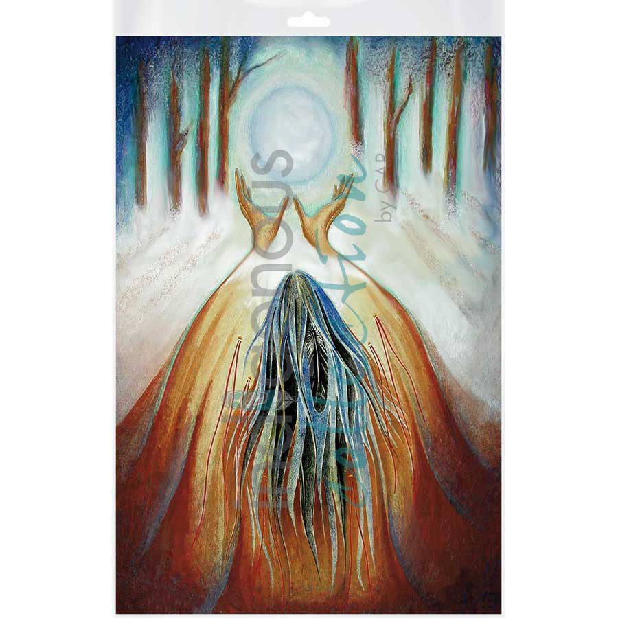 Reaching Out / Chaleur de Terre by artist Nathalie Coutou - Mi’kmaq Métis. Indigenous Collection
