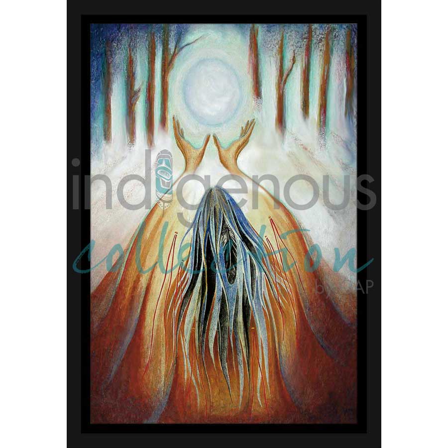 Reaching Out / Chaleur de Terre by artist Nathalie Coutou - Mi’kmaq Métis. Indigenous Collection