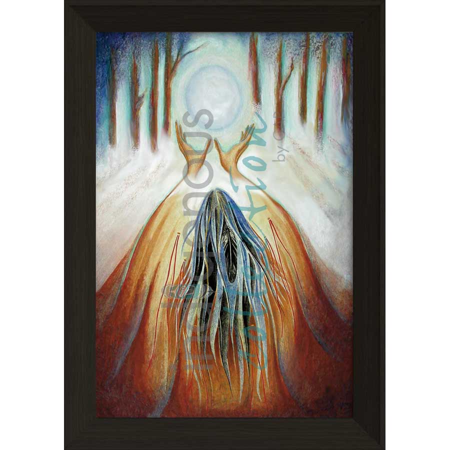 Reaching Out / Chaleur de Terre by artist Nathalie Coutou - Mi’kmaq Métis. Indigenous Collection