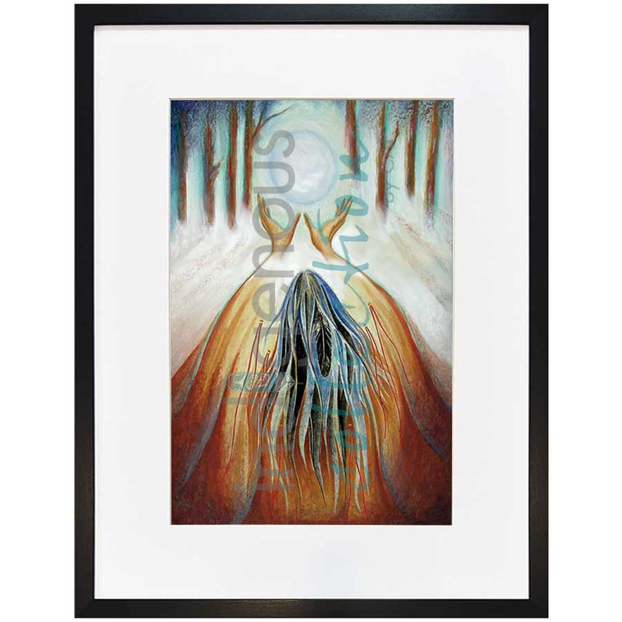 Reaching Out / Chaleur de Terre by artist Nathalie Coutou - Mi’kmaq Métis. Indigenous Collection