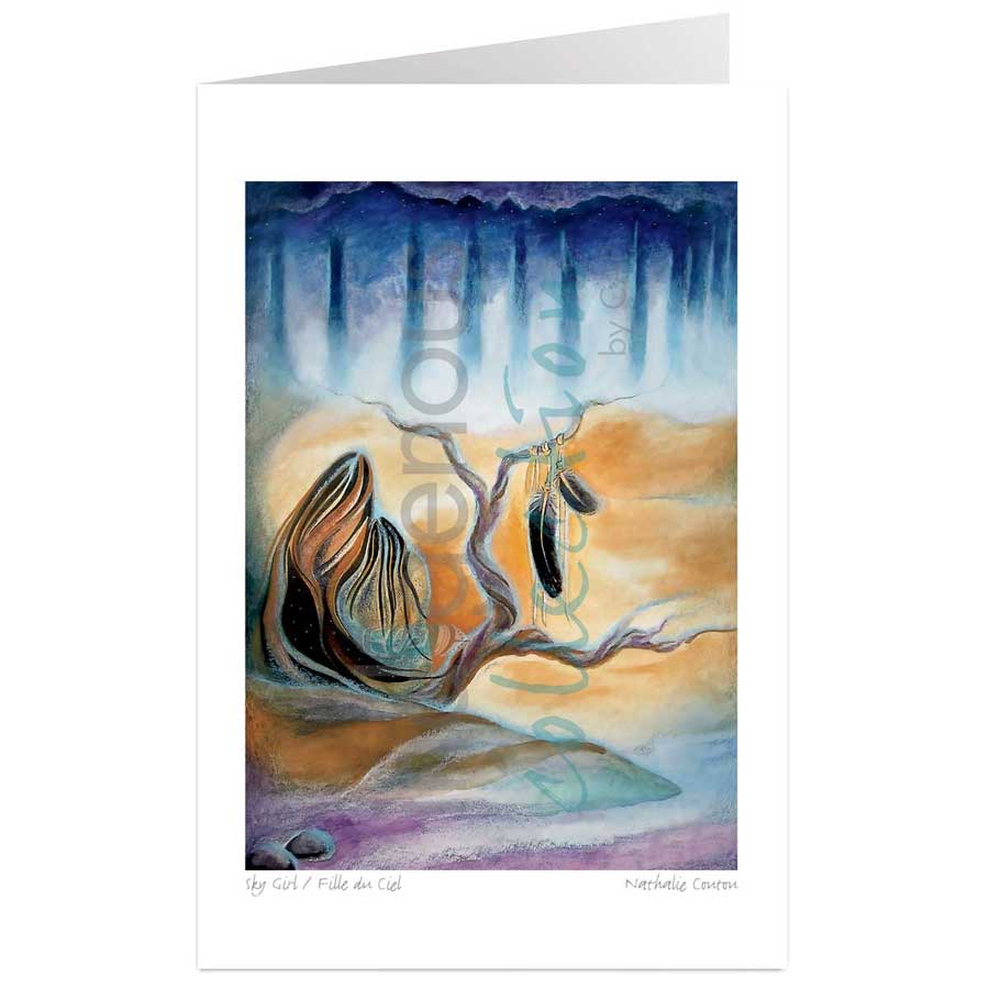 Sky Girl /√Ç¬†Fille du Ciel by artist Nathalie Coutou