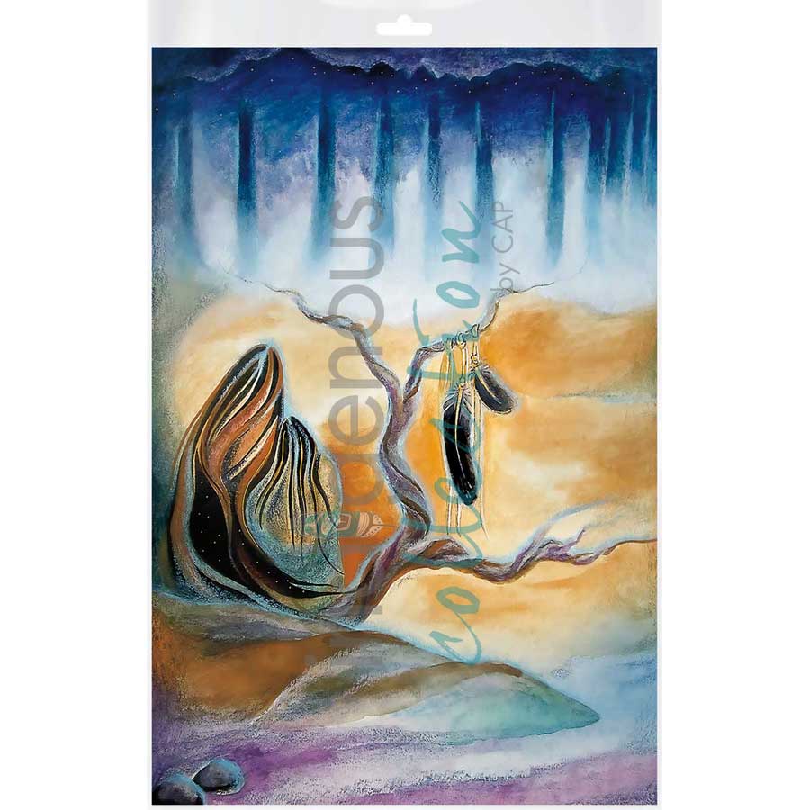 Sky Girl / Fille du Ciel by artist Nathalie Coutou - Mi’kmaq Métis. Indigenous Collection