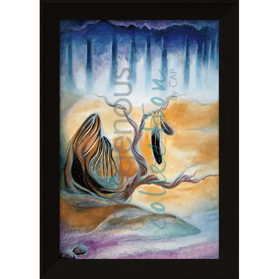 Sky Girl / Fille du Ciel by artist Nathalie Coutou - Mi’kmaq Métis. Indigenous Collection
