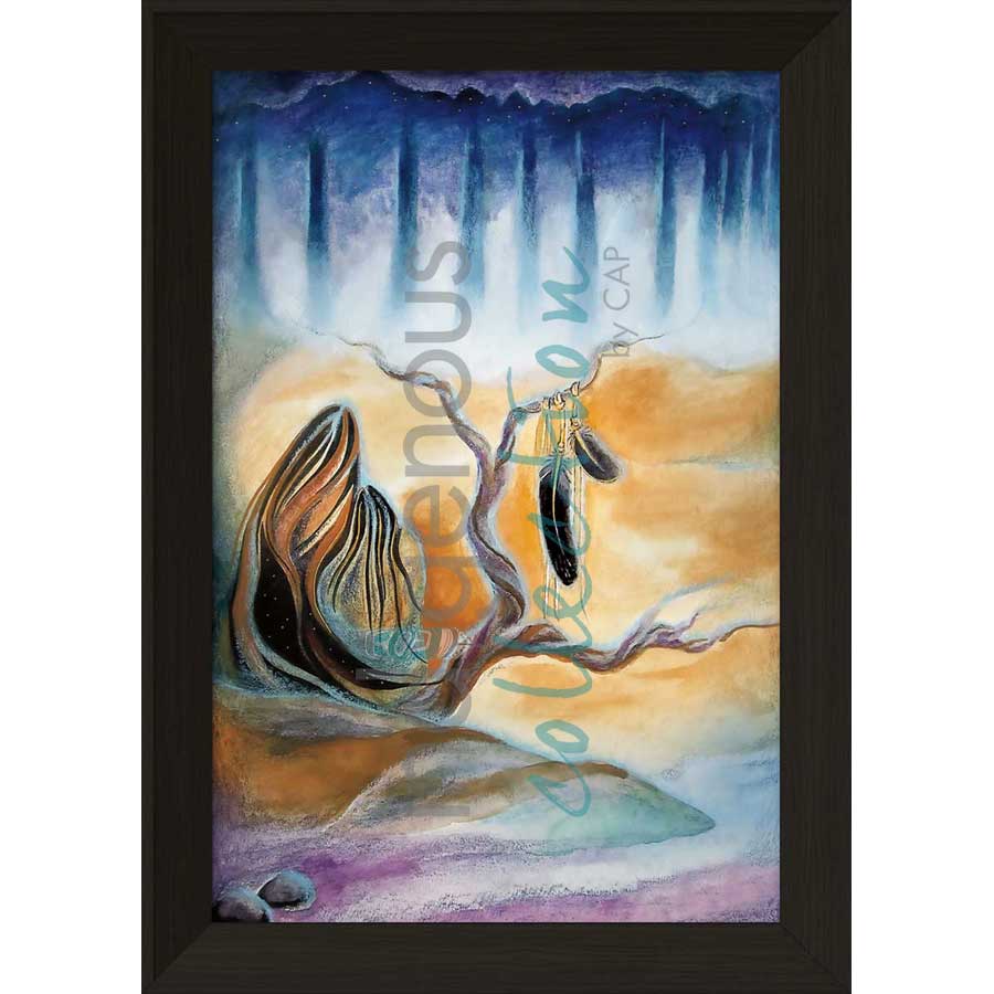 Sky Girl / Fille du Ciel by artist Nathalie Coutou - Mi’kmaq Métis. Indigenous Collection