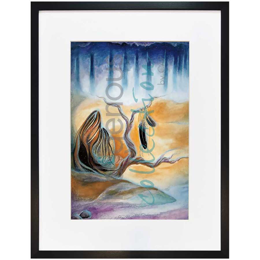 Sky Girl / Fille du Ciel by artist Nathalie Coutou - Mi’kmaq Métis. Indigenous Collection