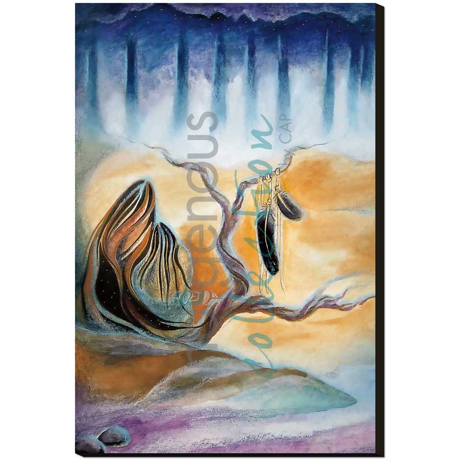 Sky Girl / Fille du Ciel by artist Nathalie Coutou - Mi’kmaq Métis. Indigenous Collection
