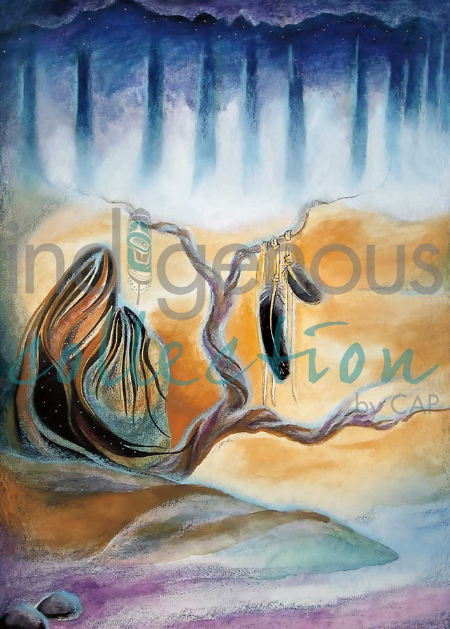 Sky Girl / Fille du Ciel by artist Nathalie Coutou