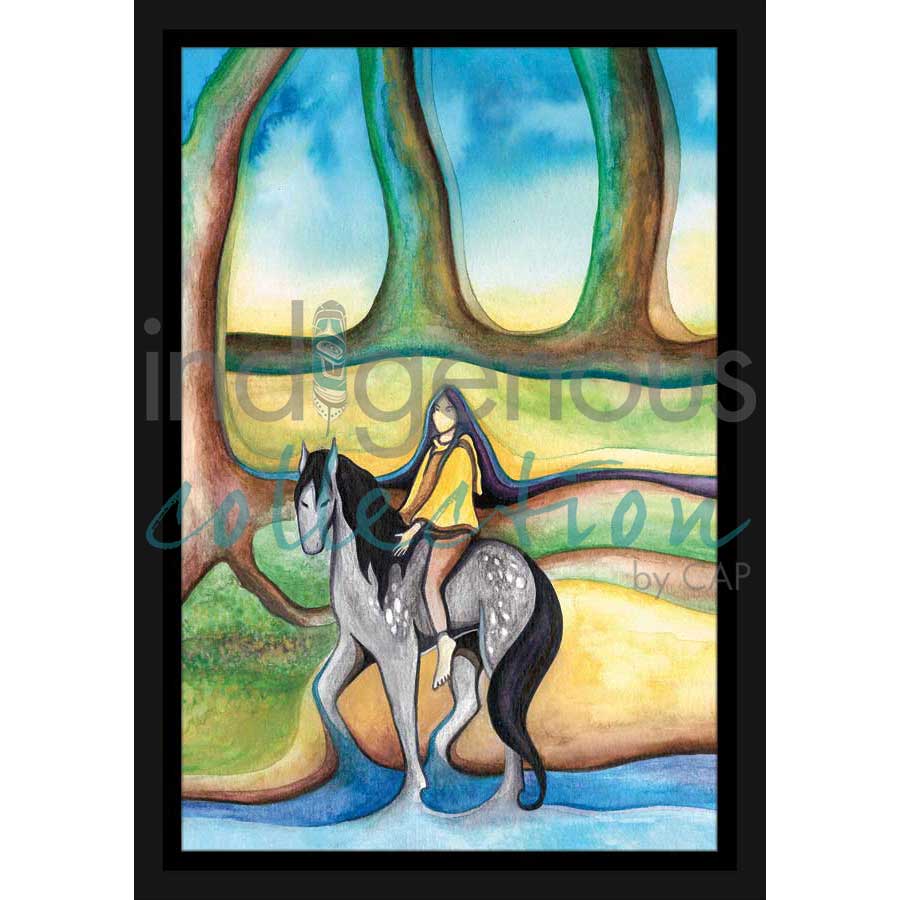 Synchronicity / Synchronicité by artist Nathalie Coutou - Mi’kmaq Métis. Indigenous Collection