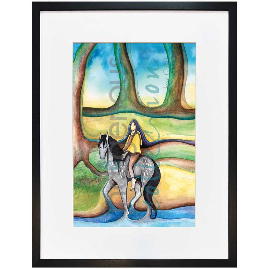 Synchronicity / Synchronicité by artist Nathalie Coutou - Mi’kmaq Métis. Indigenous Collection