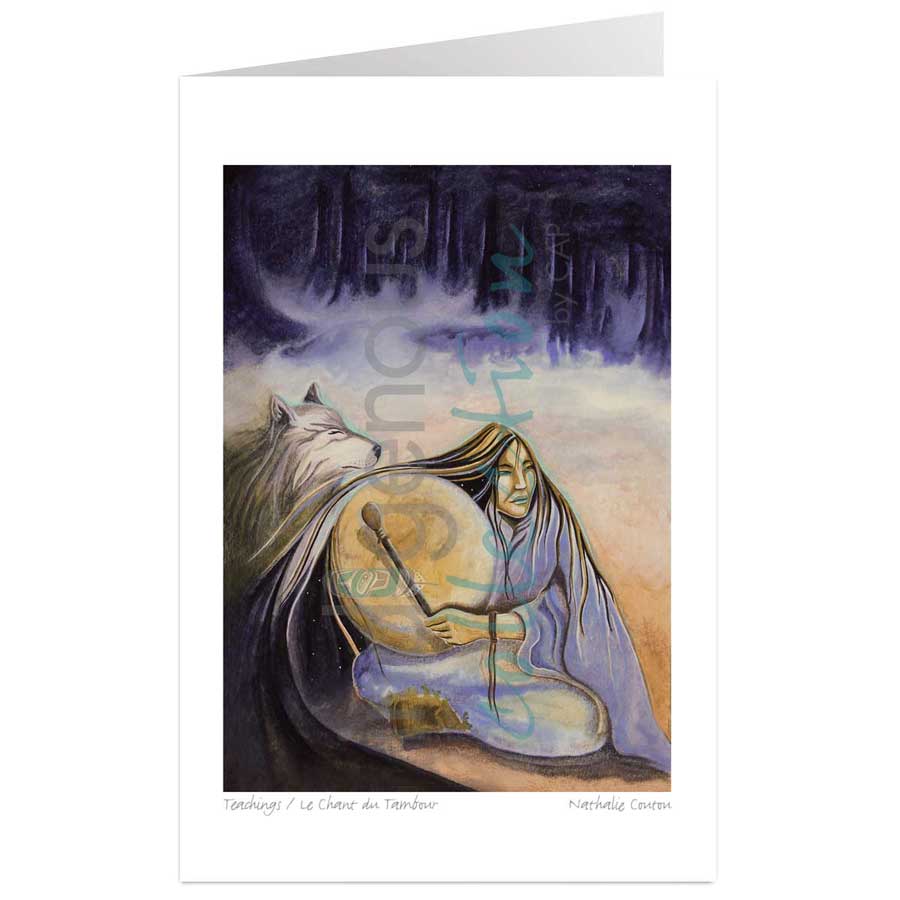 Teachings /√Ç¬†Le Chant du Tambour by artist Nathalie Coutou