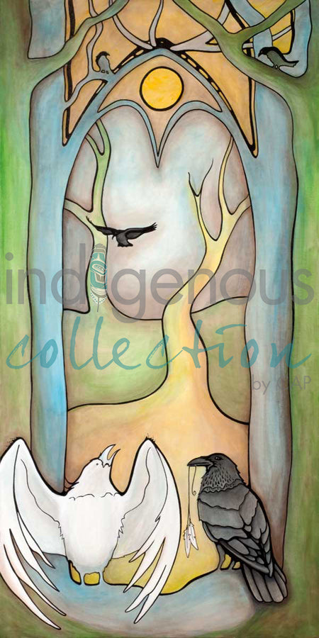 The Forest Temple / Le Temple de la Forêt by artist Nathalie Coutou