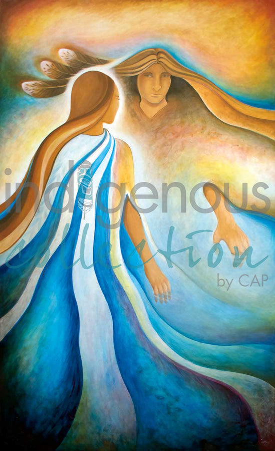 The River Keeper / La Gardienne de l'Eau by artist Nathalie Coutou