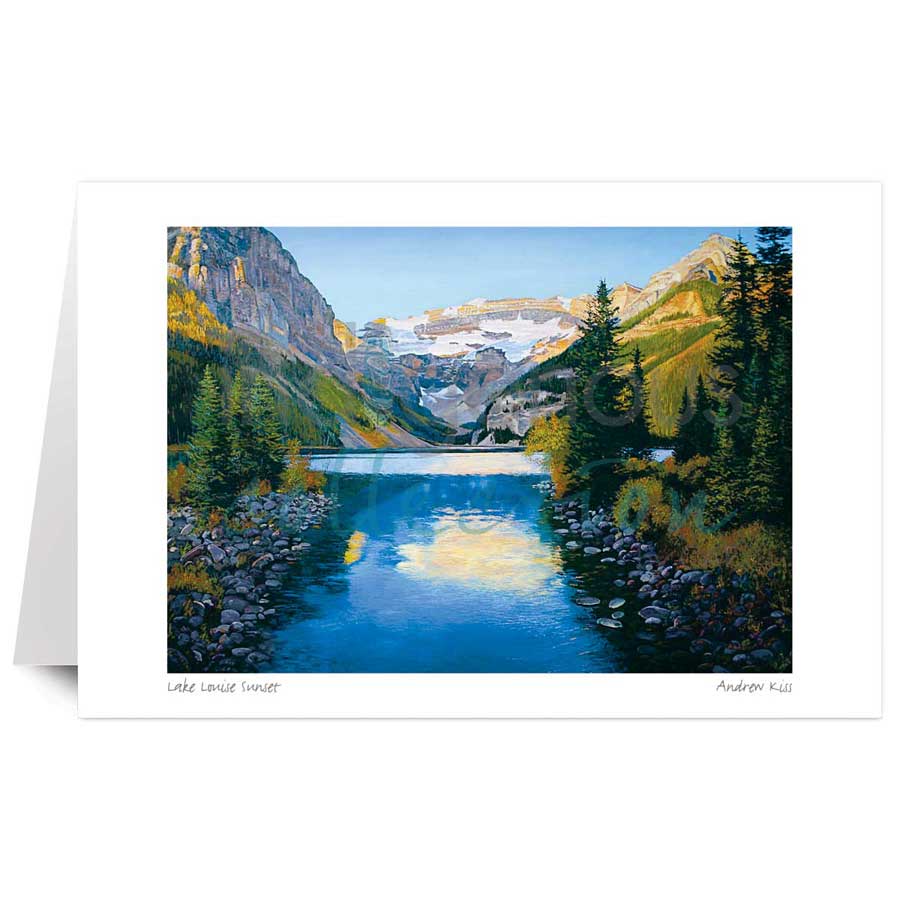 Lake Louise Sunrise by artist Andrew Kiss