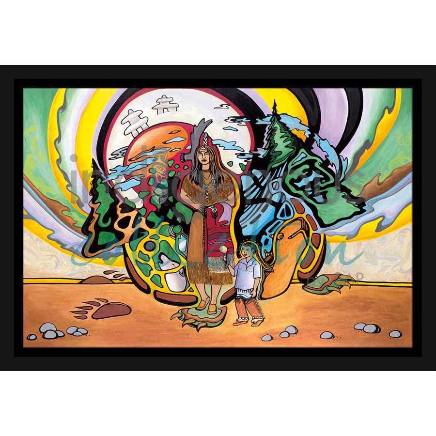 All My Relations / Toutes mes Relations by artist Nathalie Coutou - Mi’kmaq Métis. Indigenous Collection