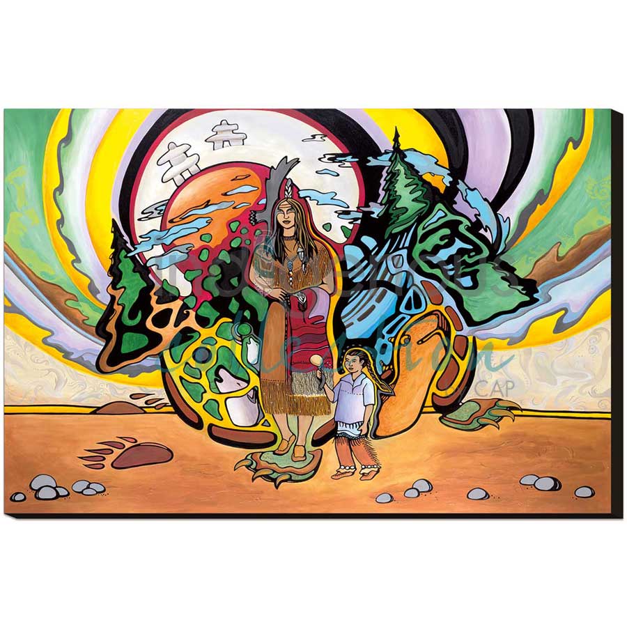 All My Relations / Toutes mes Relations by artist Nathalie Coutou - Mi’kmaq Métis. Indigenous Collection