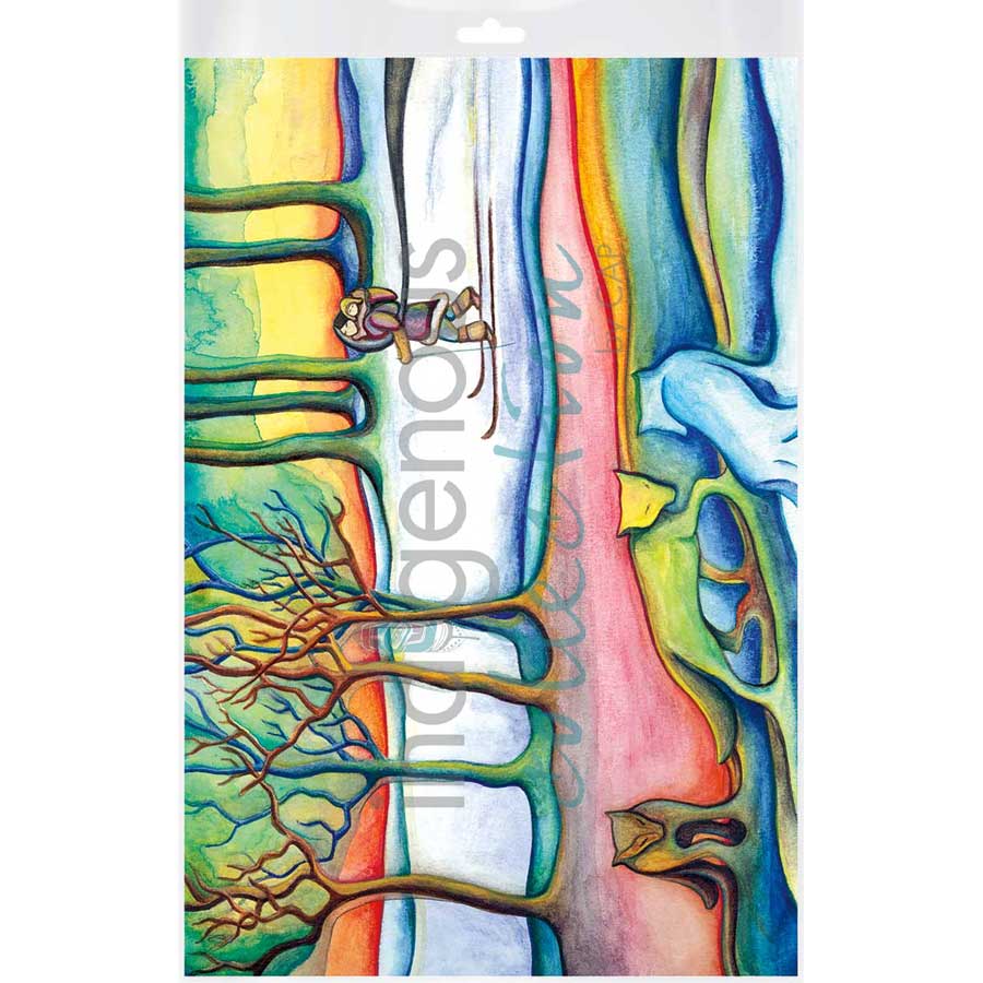Winter Wolves / Loups d'Hiver by artist Nathalie Coutou - Mi’kmaq Métis. Indigenous Collection