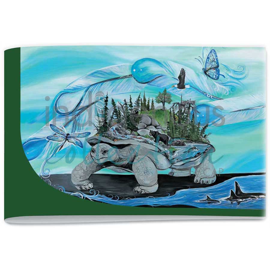 Turtle Island Signature Notebook by artist Carla Joseph