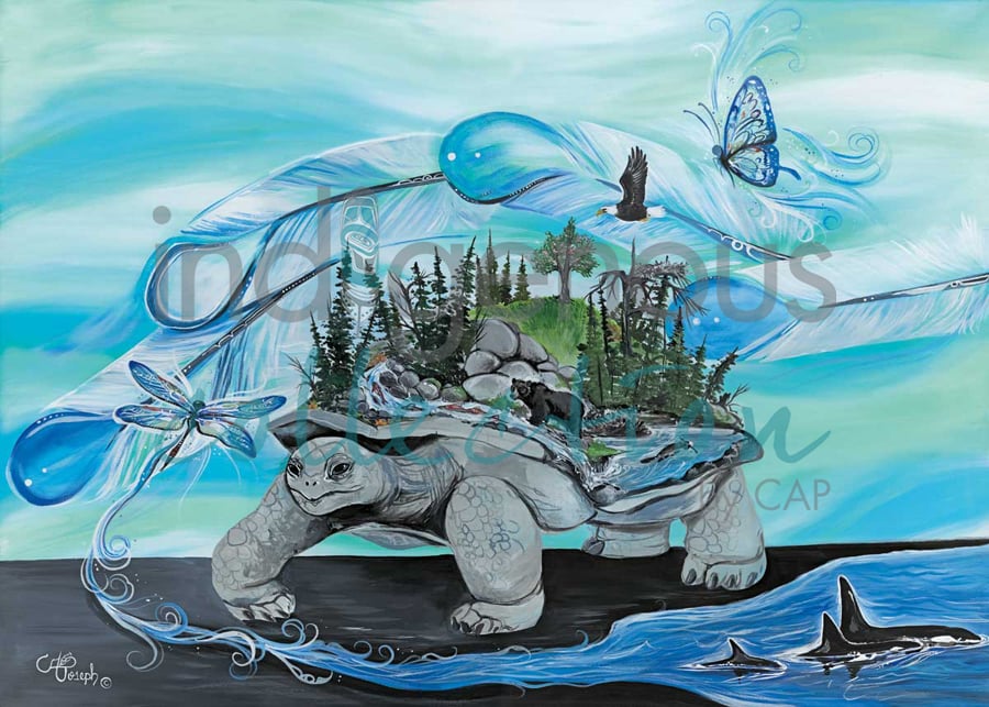 Turtle Island by artist Carla Joseph