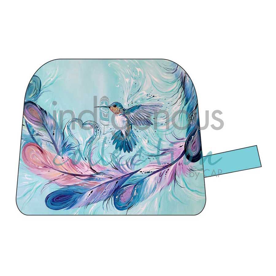 Hummingbird Feathers Foldable Travel Backpack