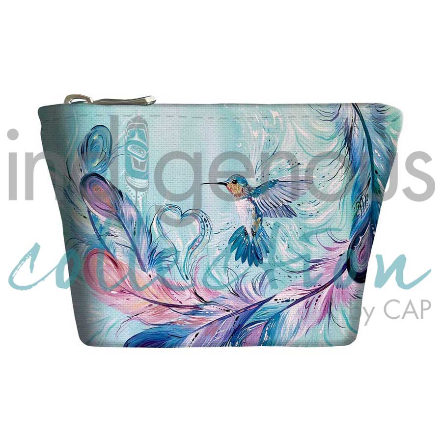 Hummingbird Feathers Coin Purse by artist Carla Joseph