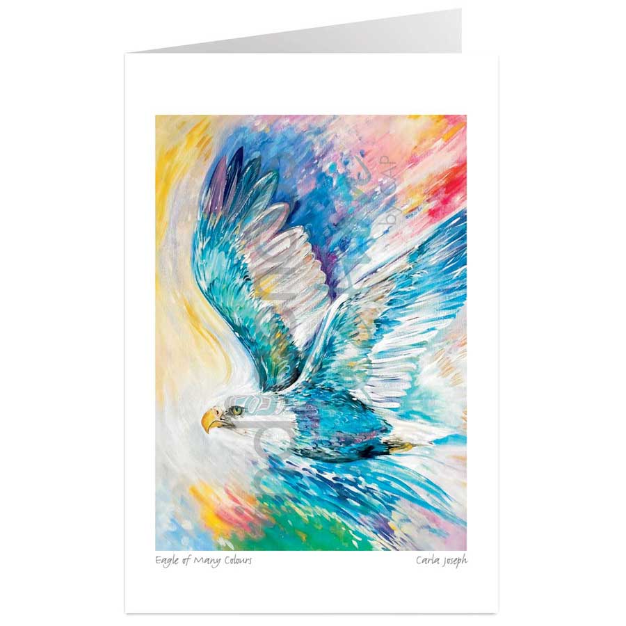 Eagle of Many Colours by artist Carla Joseph