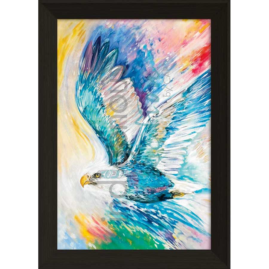 Eagle of Many Colours by artist Carla Joseph - Métis/Cree. Indigenous Collection