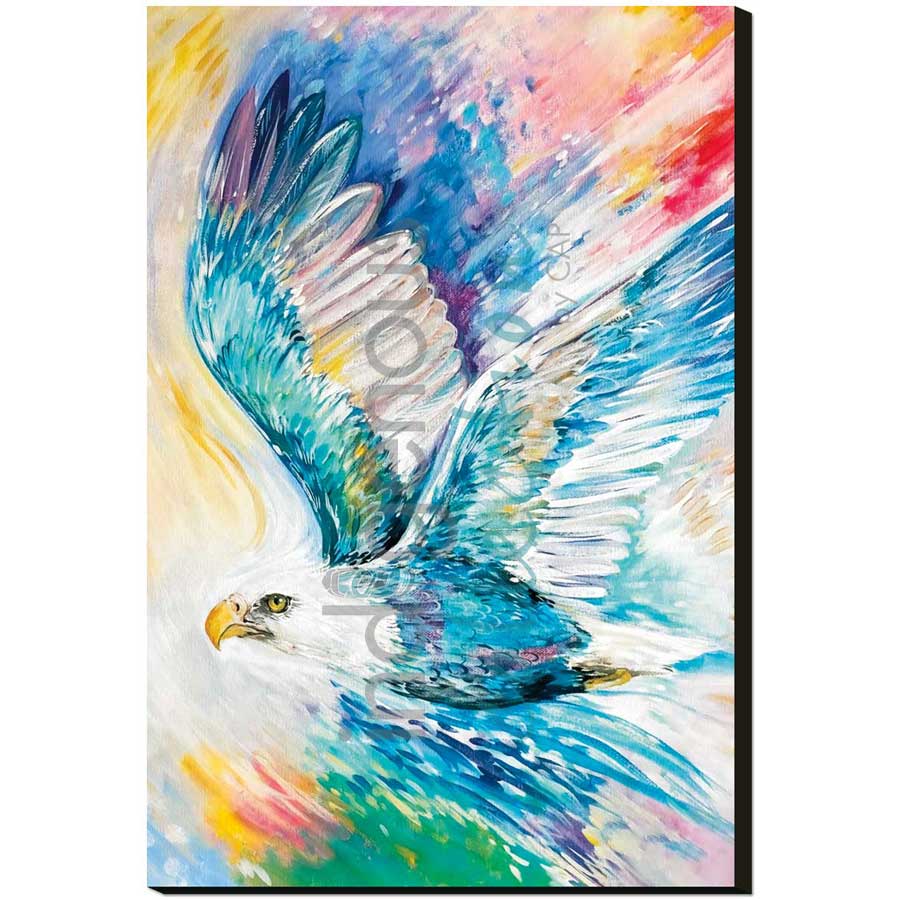 Eagle of Many Colours by artist Carla Joseph - Métis/Cree. Indigenous Collection