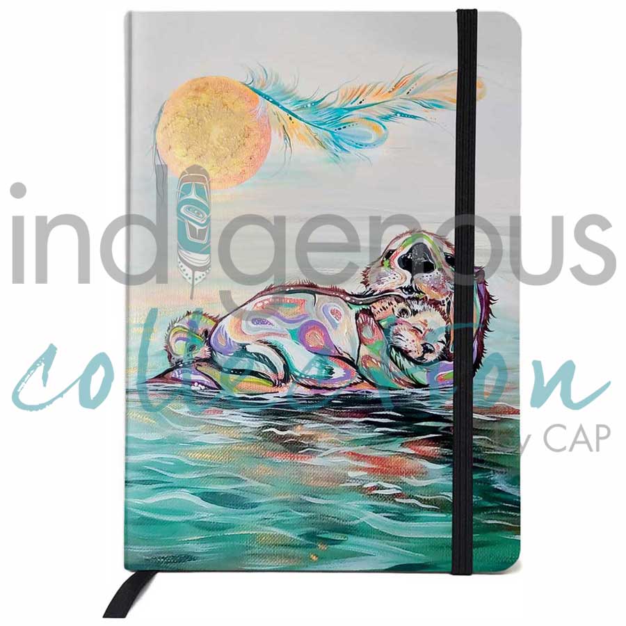 Otter Family Journal by artist Carla Joseph. Indigenous Collection.