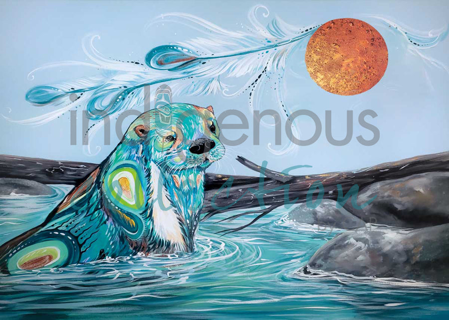 River Otter by artist Carla Joseph