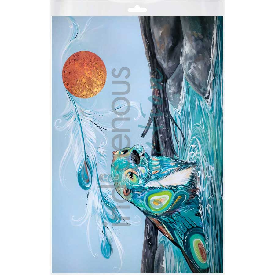 River Otter by artist Carla Joseph - Métis/Cree. Indigenous Collection