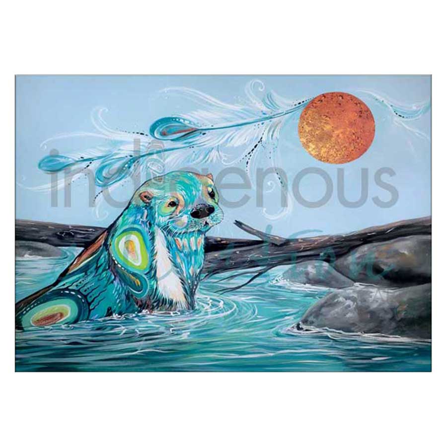 River Otter Canvas Prints