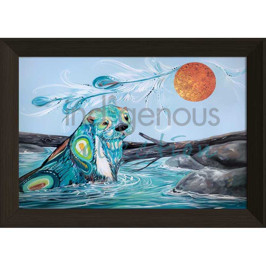 River Otter by artist Carla Joseph - Métis/Cree. Indigenous Collection