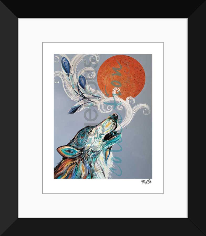 Cree Wolf Call Limited Edition. Indigenous Collection