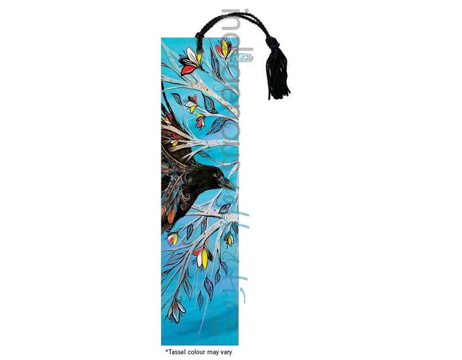 Raven Tree Bookmark by artist Carla Joseph