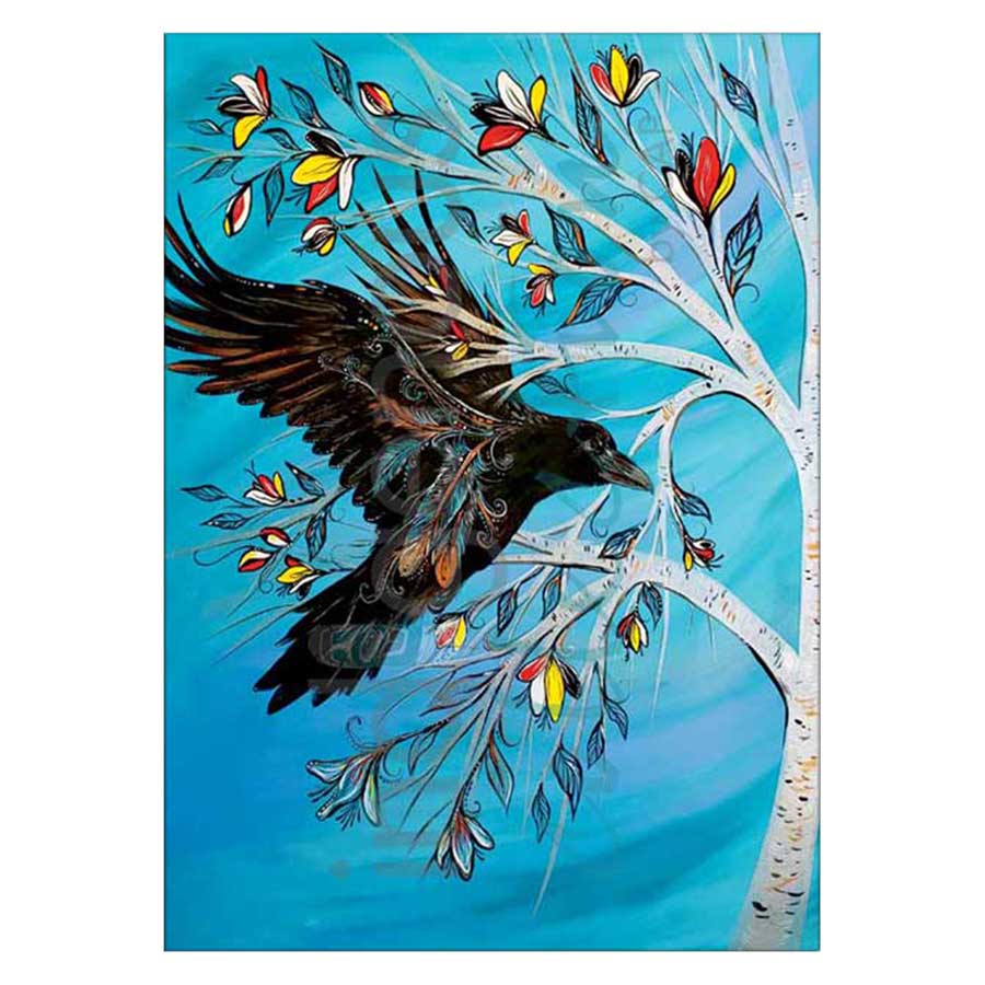 Raven Tree Canvas Prints