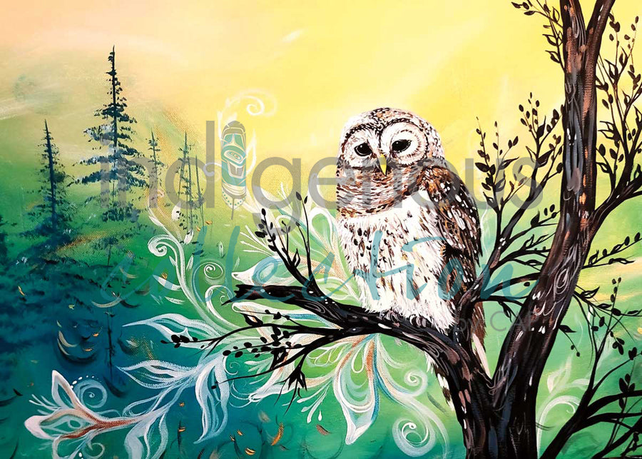 Wise Owl by artist Carla Joseph
