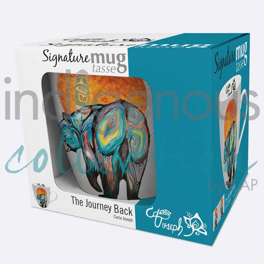 The Journey Back 18 oz. Signature Mug by artist Carla Joseph