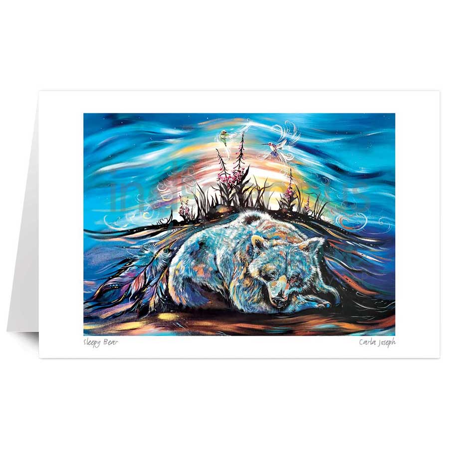 Sleepy Bear by artist Carla Joseph
