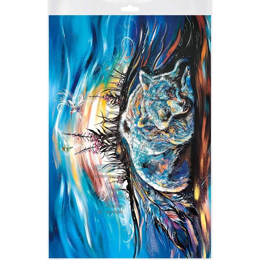 Sleepy Bear by artist Carla Joseph - Métis/Cree. Indigenous Collection
