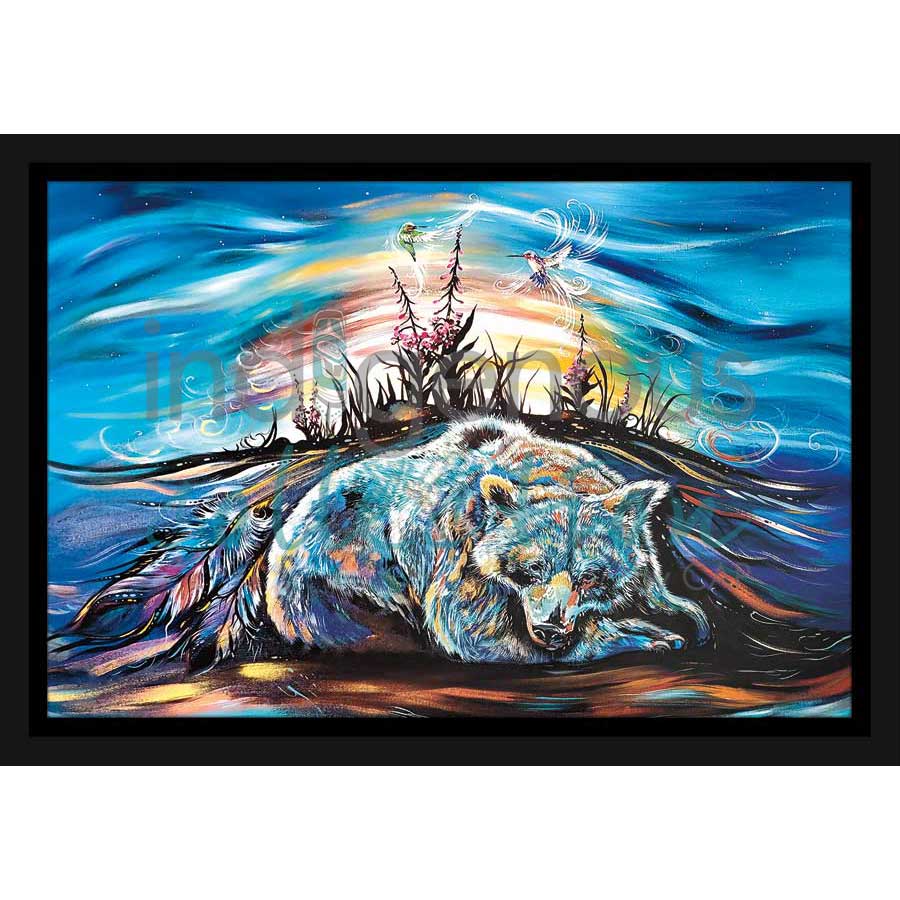 Sleepy Bear by artist Carla Joseph - Métis/Cree. Indigenous Collection