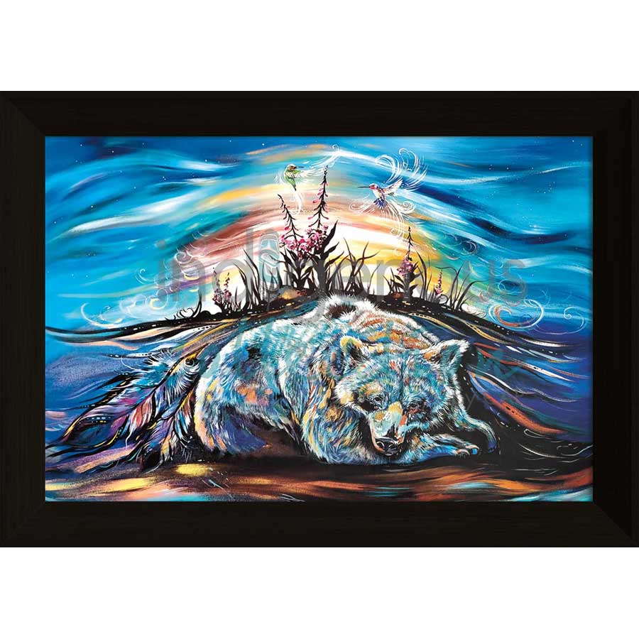 Sleepy Bear by artist Carla Joseph - Métis/Cree. Indigenous Collection