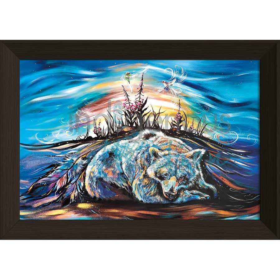 Sleepy Bear by artist Carla Joseph - Métis/Cree. Indigenous Collection