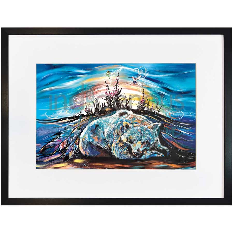 Sleepy Bear by artist Carla Joseph - Métis/Cree. Indigenous Collection