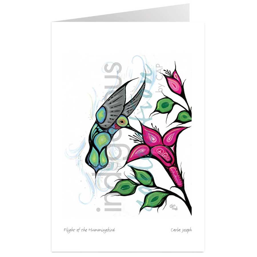 Flight of the Hummingbird by artist Carla Joseph