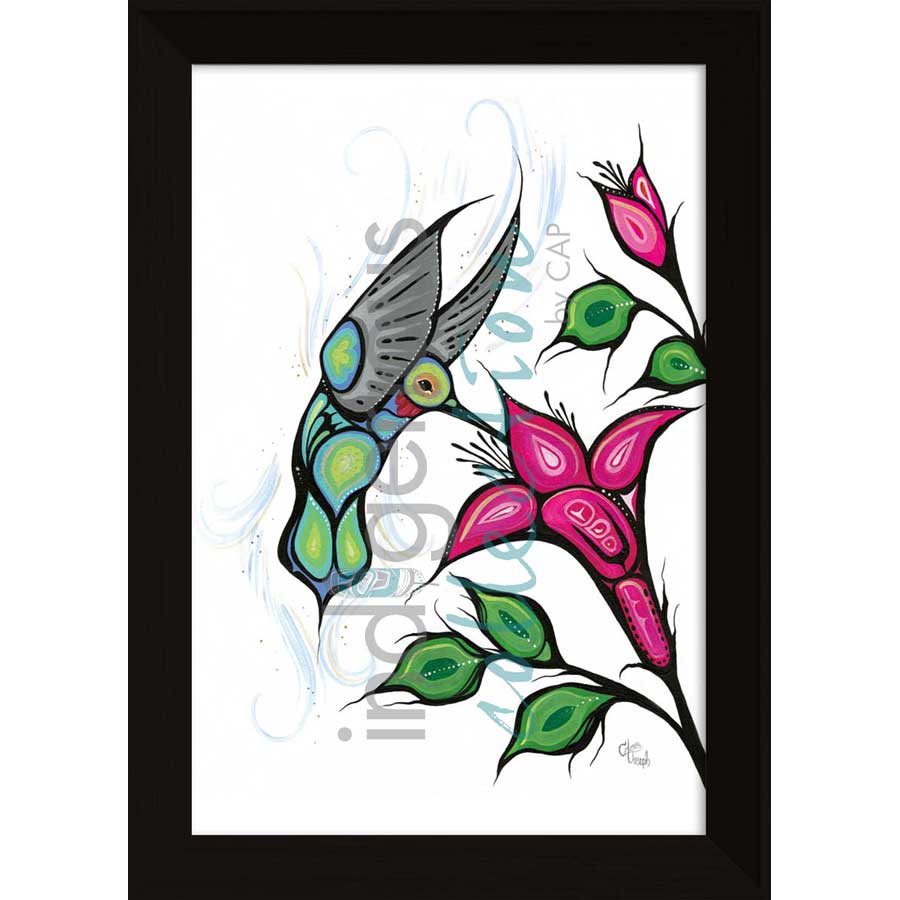 Flight of the Hummingbird Framed and Drymount