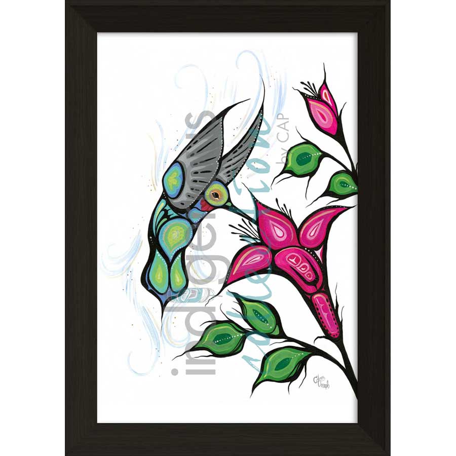 Flight of the Hummingbird Framed and Drymount