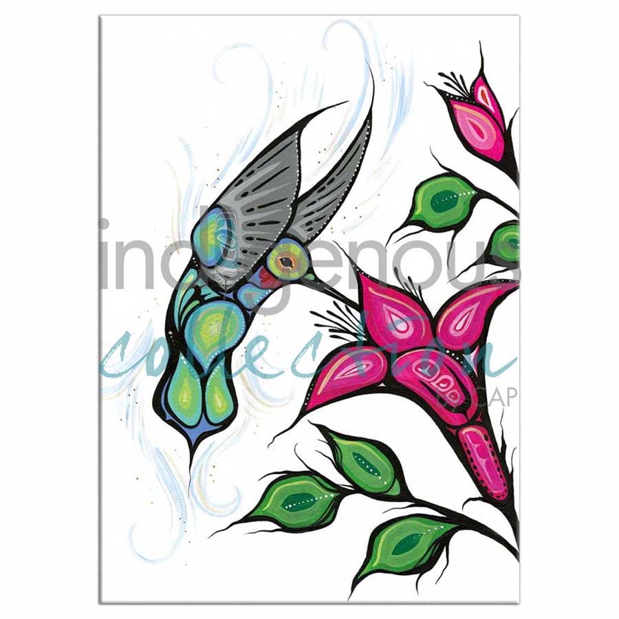 Flight of the Hummingbird Magnets by artist Carla Joseph