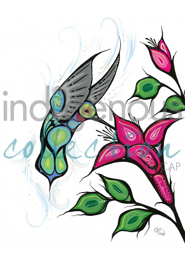 Flight of the Hummingbird by artist Carla Joseph