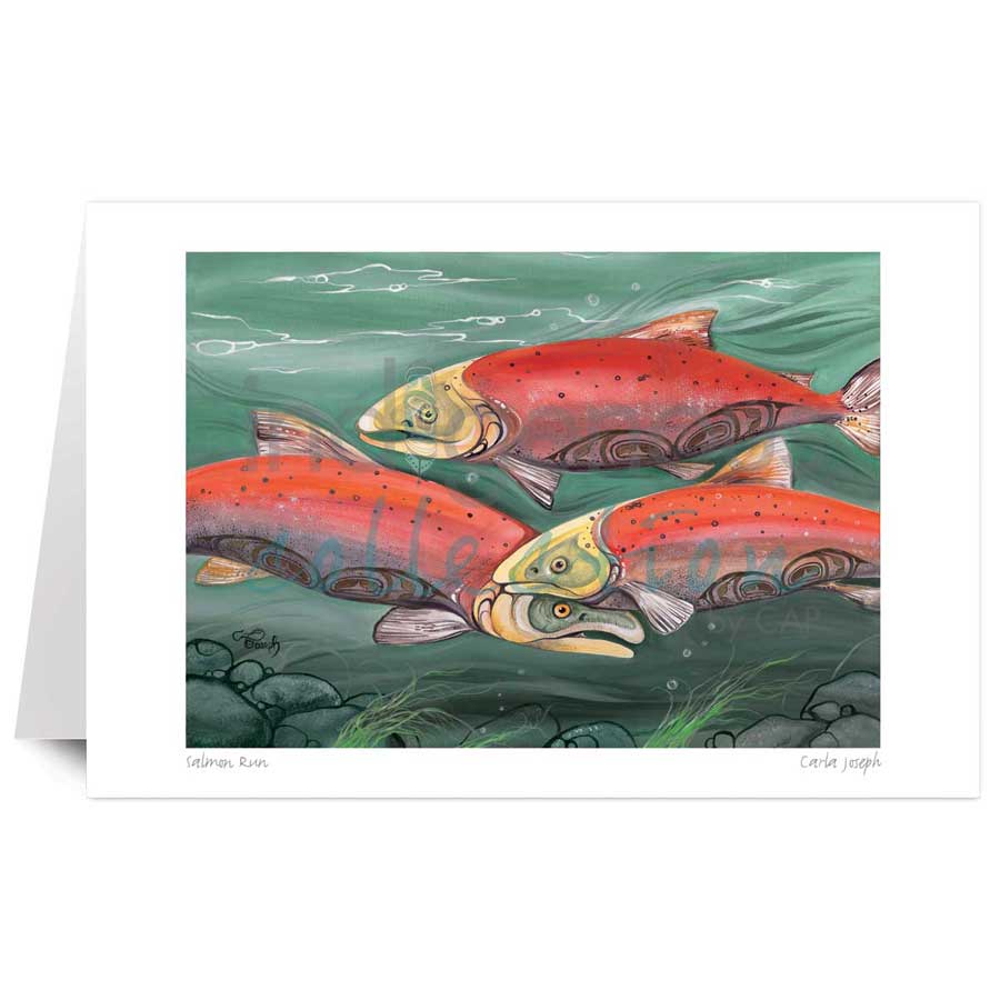 Salmon Run by artist Carla Joseph