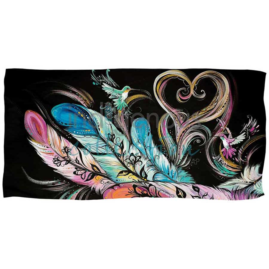 Love Bath/Beach Towel by artist Carla Joseph